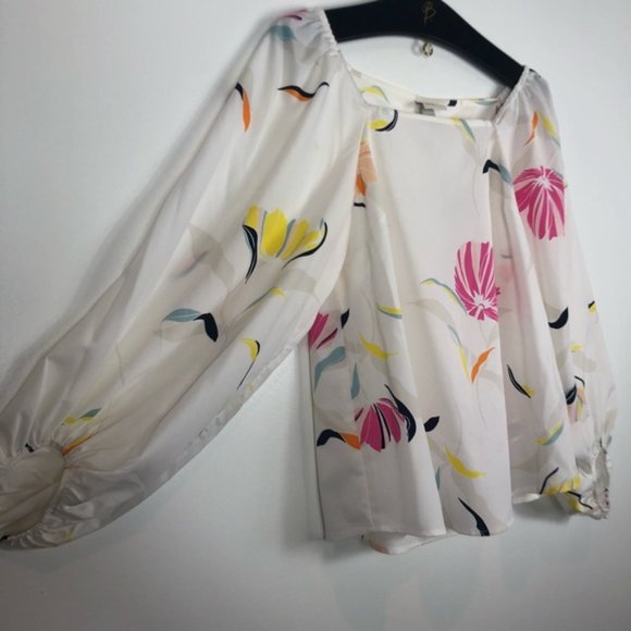 A NEW DAY Long Sleeve Floral Print Blouse Size XL - Picture 7 of 15